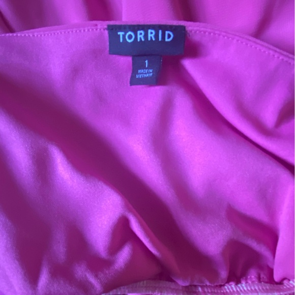 Torrid Pink Sleeveless Cowl Neck Midi Dress 1X - Picture 4 of 4